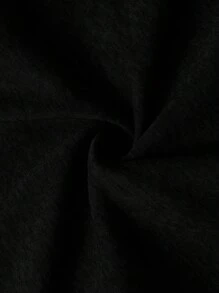 Slaydiva 休闲灰色宽松直筒裤 - 黑色 - 查看 10