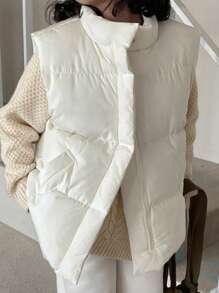 Dazy Kids Tween Girls  Letter Print  Outerwear For Fall - Beige - View 9