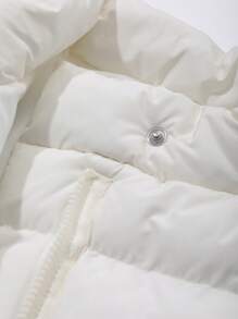 Dazy Kids Tween Girls  Letter Print  Outerwear For Fall - Beige - View 4