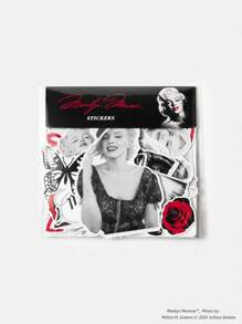 Marilyn Monroe X SHEIN 55pcs Package Of Figure & Butterfly Pattern Stickers