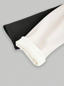 SHEIN Quần legging cạp vừa thoải mái, mềm mại, đa năng cho bé gái tuổi mới lớn, nhiều gói - Nhiều màu - Xem 4