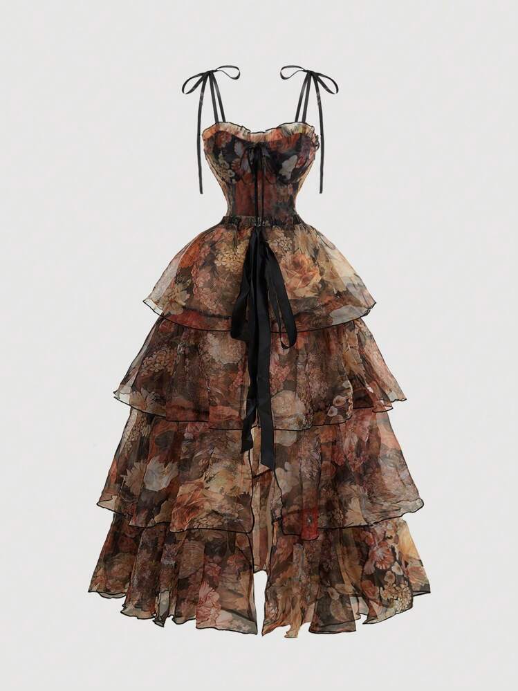 トリートユアセルフFloral vintage like dress タグ付き トリートユアセルフFloral vintage like dress