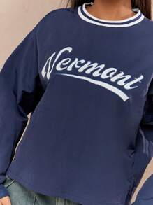 MISSGUIDED Camisa de manga larga con cuello de contraste "Vermont" de nailon