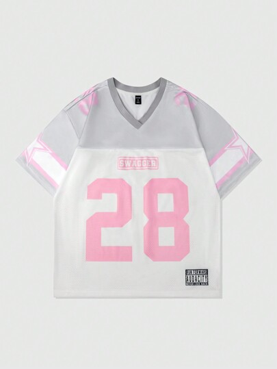 Street Life Camiseta de manga corta de jersey deportivo para hombre, verano