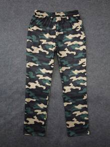 Manfinity LEGND Quần nỉ nam in họa tiết rằn ri cạp rút, quần nỉ dài mặc đi chơi dạo phố, quà tặng cho chồng, bạn trai - Nhiều màu - Xem 2