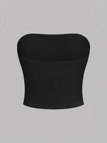 SHEIN Girlism Teen Girls Buy 1 Get 5 Free 6pcs/Set Casual Tube Top Outfits - Baby Blue - View 6