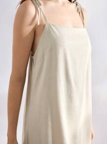 Ocili 女士纯色结带无袖连衣裙