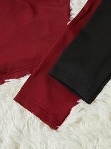 SHEIN Unity Women's Solid Color Square Neck Long Sleeve Casual T-Shirt, Autumn Fall Cloth For Women - Multicolor - View 5