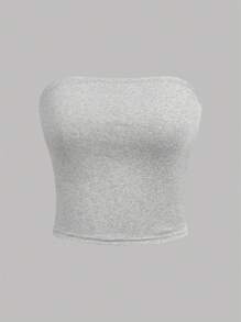 SHEIN Girlism Teen Girls Buy 1 Get 5 Free 6pcs/Set Casual Tube Top Outfits - Baby Blue - View 15