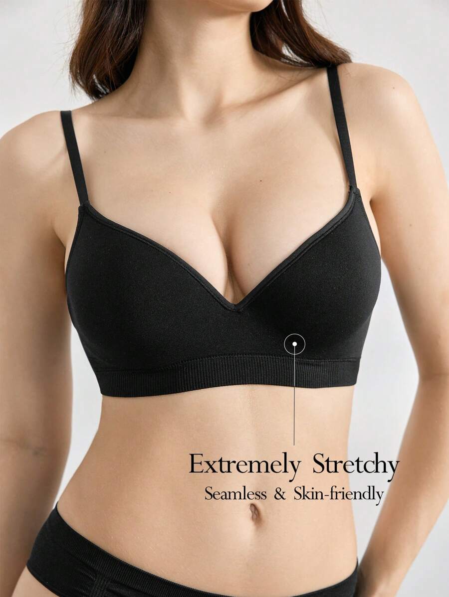 Ocili 實心簡約款無線背心內衣