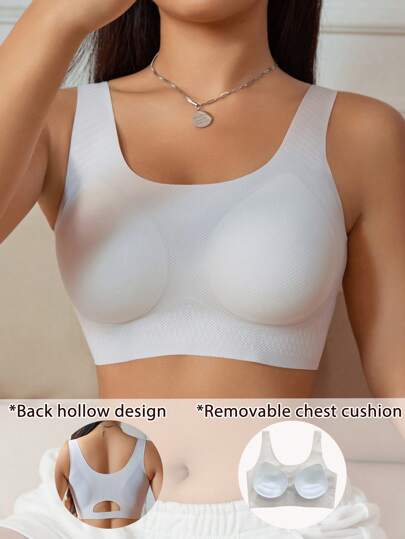 1 件无缝镂空无钢圈文胸