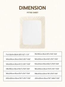 1 pieza Sábana ajustada de unicolor, protector de colchón, funda de colchón, diseño de bolsillo profundo, suave y transpirable, se ajusta a varios tamaños de cama - Individual, Doble, Queen, King