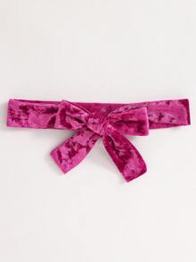 Tween Girls Solid Color Velvet Long Sleeve Hooded Bathrobe, Comfortable Loungewear