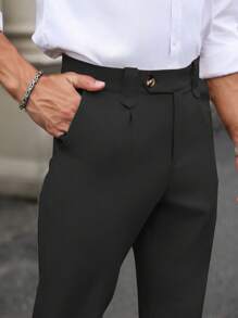 Manfinity Bizformal Pantalon cargo casual de tous les jours à jambe droite pour hommes