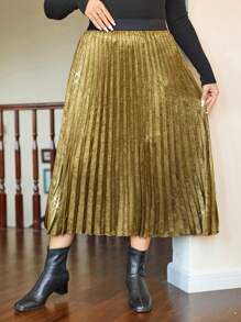 大码百褶裙，秋季