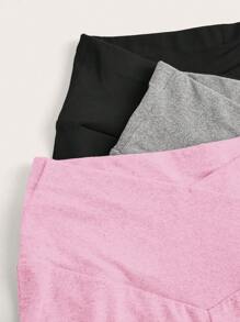 SHEIN EZwear 3pcs/Pack Plus Size Flared Pants For Spring