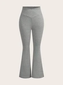 SHEIN EZwear 3pcs/Pack Plus Size Flared Pants For Spring