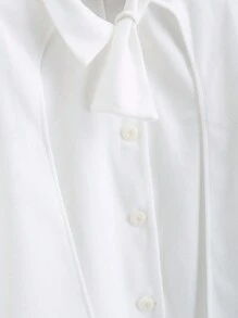 Sweetra Casual Button-Up A-Line Coat, Autumn - Beige - View 3