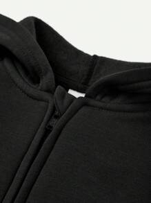 Cozy Pixies 2 pezzi Set di tuta da neonato maschio con felpa con cappuccio in tinta unita e pantaloni con vita elastica