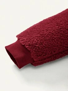 Cozy Pixies 2 peças Conjunto de Casaco com Capuz de Fleece e Calça Grossa para Bebê Menina