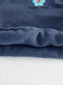 Cozy Pixies 2 件装女婴花卉印花针织柔软圆领套头衫和裤子套装 - 彩色 - 查看 8