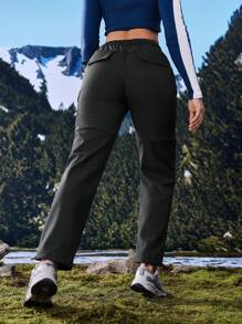 In My Nature In My Nature Women's Casual Outdoor Sports Waterproof Lined Warm Thermal Lined Hiking Pants With Zipper Pockets