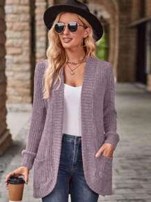Chiquease Pantalones cortos de mujer informales de terciopelo acanalado con bolsillos laterales y chaqueta ligera