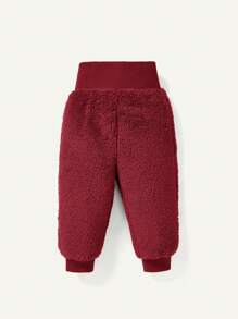 Cozy Pixies 2 peças Conjunto de Casaco com Capuz de Fleece e Calça Grossa para Bebê Menina