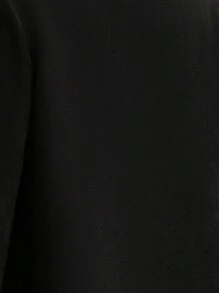 SHEIN LUNE Fashionable Tweed Splice Sequin Jacket, Spring Autumn