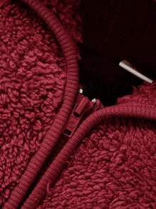 Cozy Pixies 2 peças Conjunto de Casaco com Capuz de Fleece e Calça Grossa para Bebê Menina