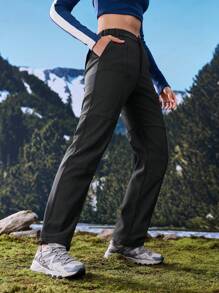 In My Nature In My Nature Women's Casual Outdoor Sports Waterproof Lined Warm Thermal Lined Hiking Pants With Zipper Pockets