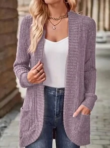 Chiquease Pantalones cortos de mujer informales de terciopelo acanalado con bolsillos laterales y chaqueta ligera