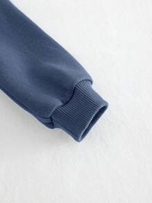 Cozy Pixies 2 件装女婴花卉印花针织柔软圆领套头衫和裤子套装 - 彩色 - 查看 9