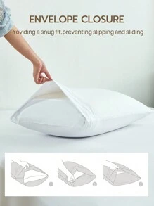 HONEYMOON Juego de ropa de cama de unicolor 2/3 piezas (2 piezas = 1 sábana bajera + 1 funda de almohada; 3 piezas = 1 sábana bajera + 2 fundas de almohada) - Funda de colchón de tela 100% poliéster, se ajusta a bolsillos de 9-12 pulgadas de profundidad, fundas de almohada sin rellenos, suave y transpirable, resistente al encogimiento, lavable a máquina - Tamaños T F Q K adecuados para el hogar y el dormitorio, esencial para la vuelta a la escuela, certificado Oeko-Tex, blanco - Blanco - Ver 7
