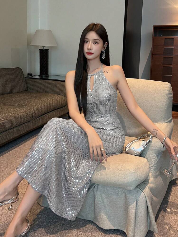 sachin and babi light blue dress Silver Cocktail Dress Inspiration & Style Ideas