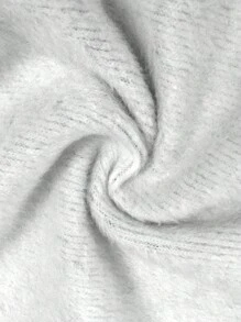 Chiquease Áo khoác giữ ấm dáng ôm vừa vặn có khóa kéo màu xám lót nhiệt - Xám - Xem 3