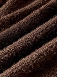 Maija Áo thun nữ tay dài cổ lệch dáng ôm đơn giản, thanh lịch, màu trơn, thích hợp cho mùa thu, ngày lễ tình nhân, lãng mạn, thời trang, đa năng, phù hợp cho kỳ nghỉ hè, thoải mái, phong cách bohemian, mặc đi biển. - Cà phê nâu - Xem 8