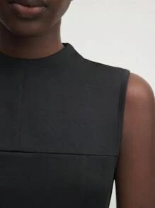 BizChic Robe d'été décontractée aux femmes, coupe moulante de longueur moyenne. Tenues d'automne pour femmes, vêtements d'hiver pour femmes - Noir - Voir 5