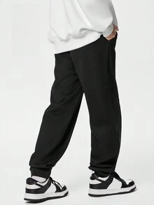 Tween Boys' All-Match Casual 3-Piece Set With Drawstring Waist Fleece Sweatpants - Multicolor - View 2