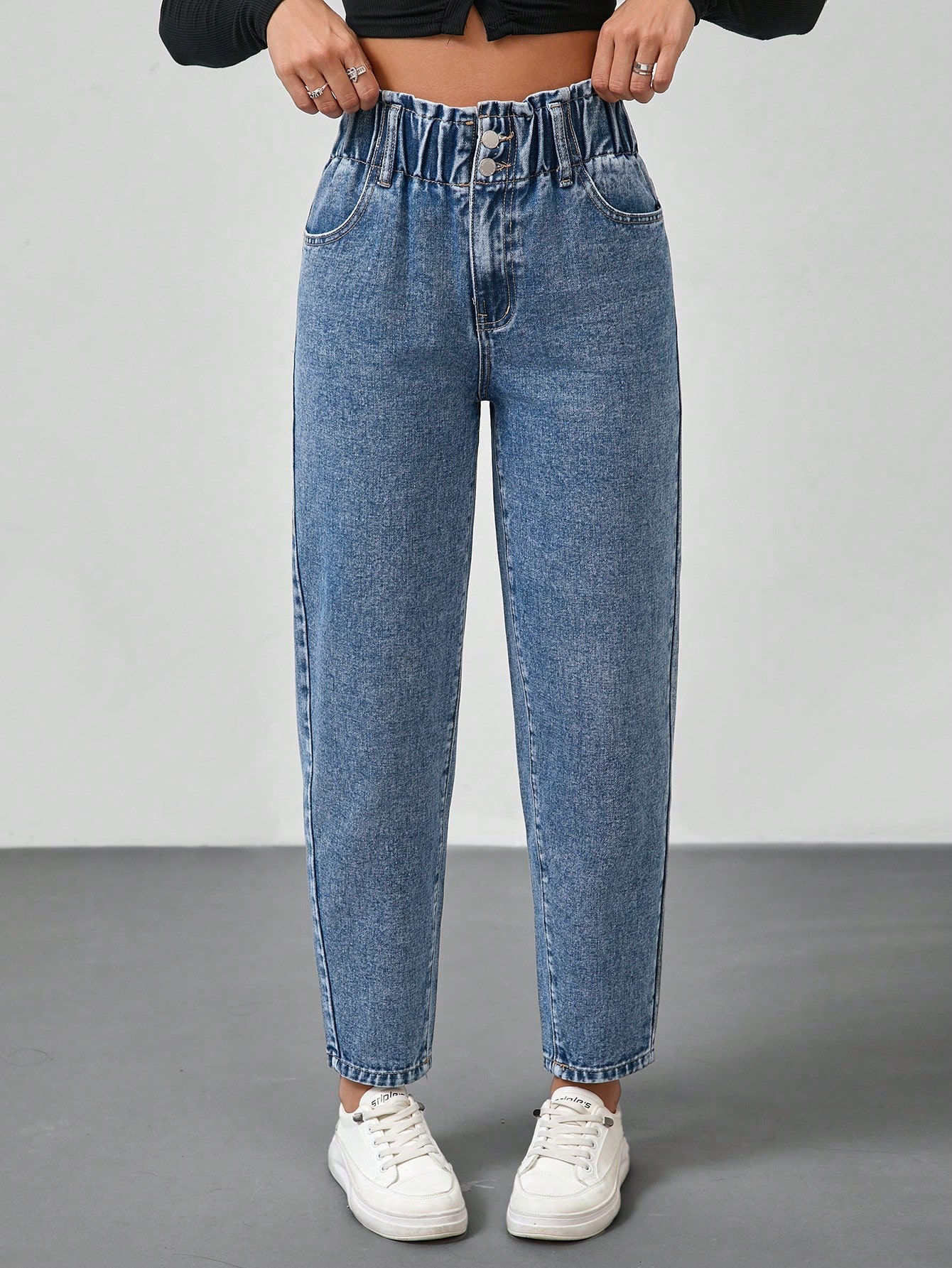 SHEIN Tall سروال جينز نسائي مناسب للاستعمال اليومي...