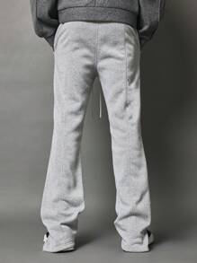 SUMWON Straight Leg Jogger Sweatpants - Grey - View 4