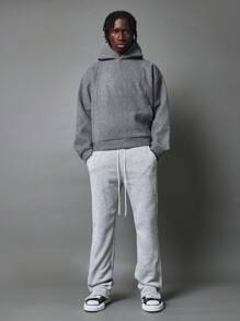 SUMWON Straight Leg Jogger Sweatpants - Grey - View 2