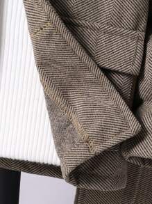 SHEIN 2 件装年轻男孩领西装外套和休闲裤套装