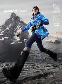 Innovista Ultra Light Breathable Abstract All Over Print Sports Windbreaker Jacket With Hoodies, Daily Casual & Running Outdoor Workout,Light Jacket,Women Hoodies,Fall Winter