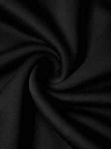 Mulvari Women's Solid Color Long Sleeve Pocket Simple Hooded Casual Sweatshirt