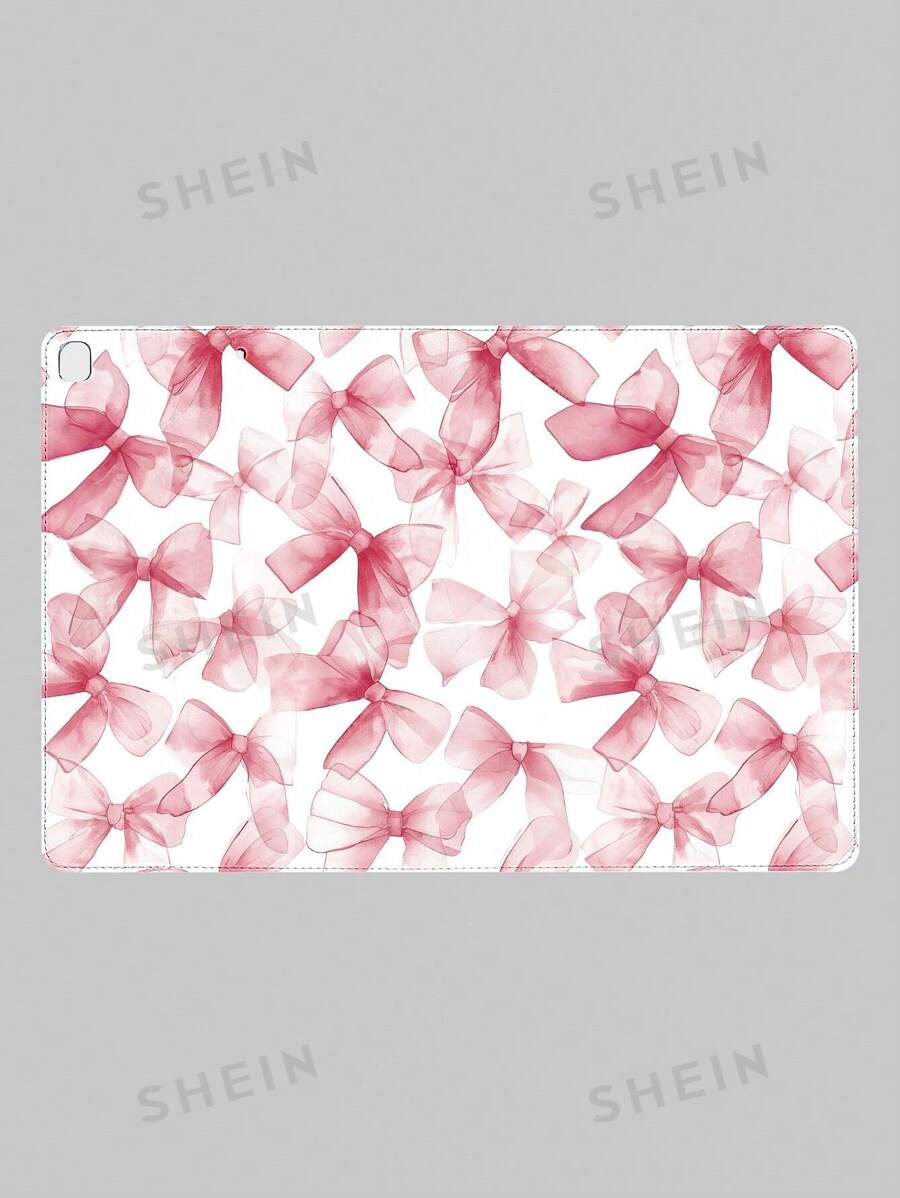 ROMWE Kawaii Bow Print IPad Tablet Case SHEIN USA