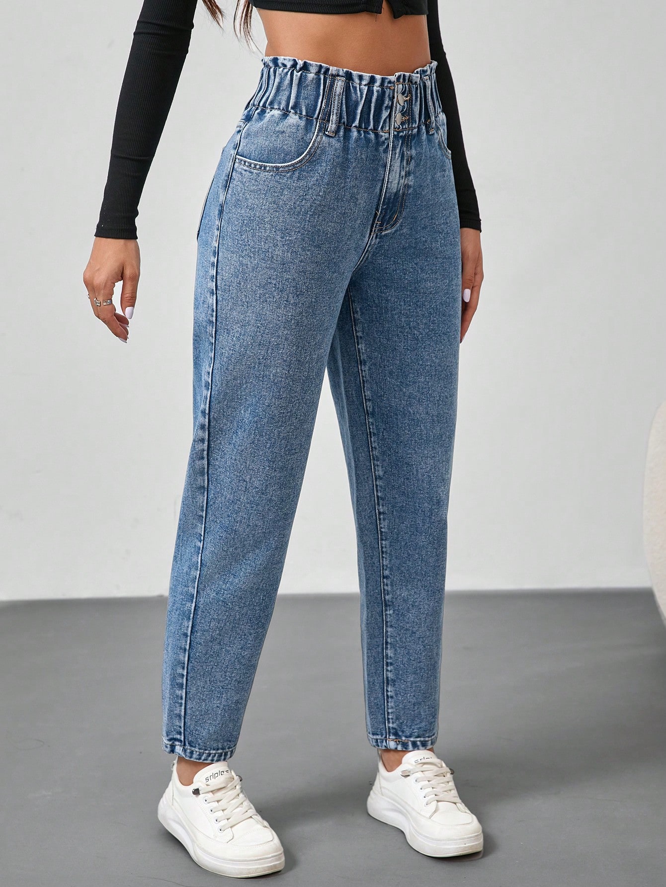 SHEIN Tall سروال جينز نسائي مناسب للاستعمال اليومي...