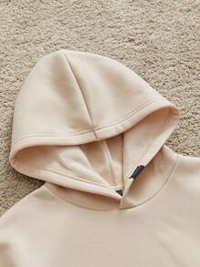 Manfinity VCAY Men's Casual Loose Knitted Long Sleeve Hooded Cardigan, For Fall Winter