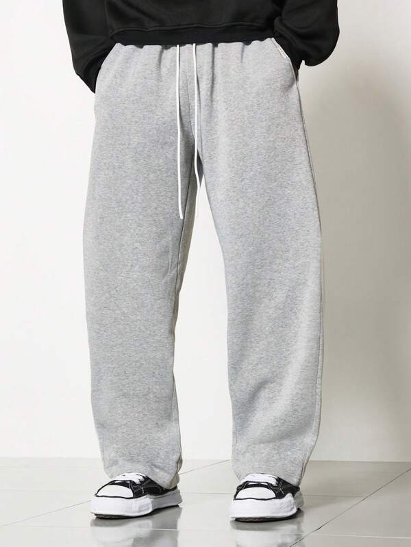 SUMWON Weite Jogginghose im Skater-Stil, Freizeitbekleidung, gemütliche Sporthosen mit Kordelzug, Winterfall Komfort Lässig Streetwear