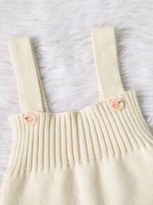 SHEIN Soft Casual Pink Cardigan Sweater Set For Baby Girls